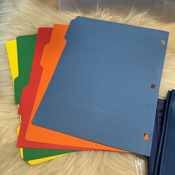 ☄️2/$15☄️Large binder with page protectors and report covers - Picture 3 of 5